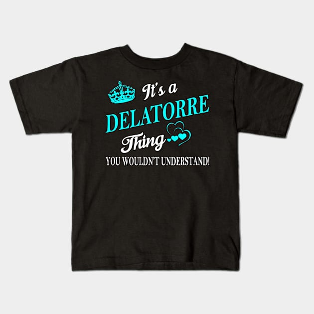 DELATORRE Kids T-Shirt by Esssy